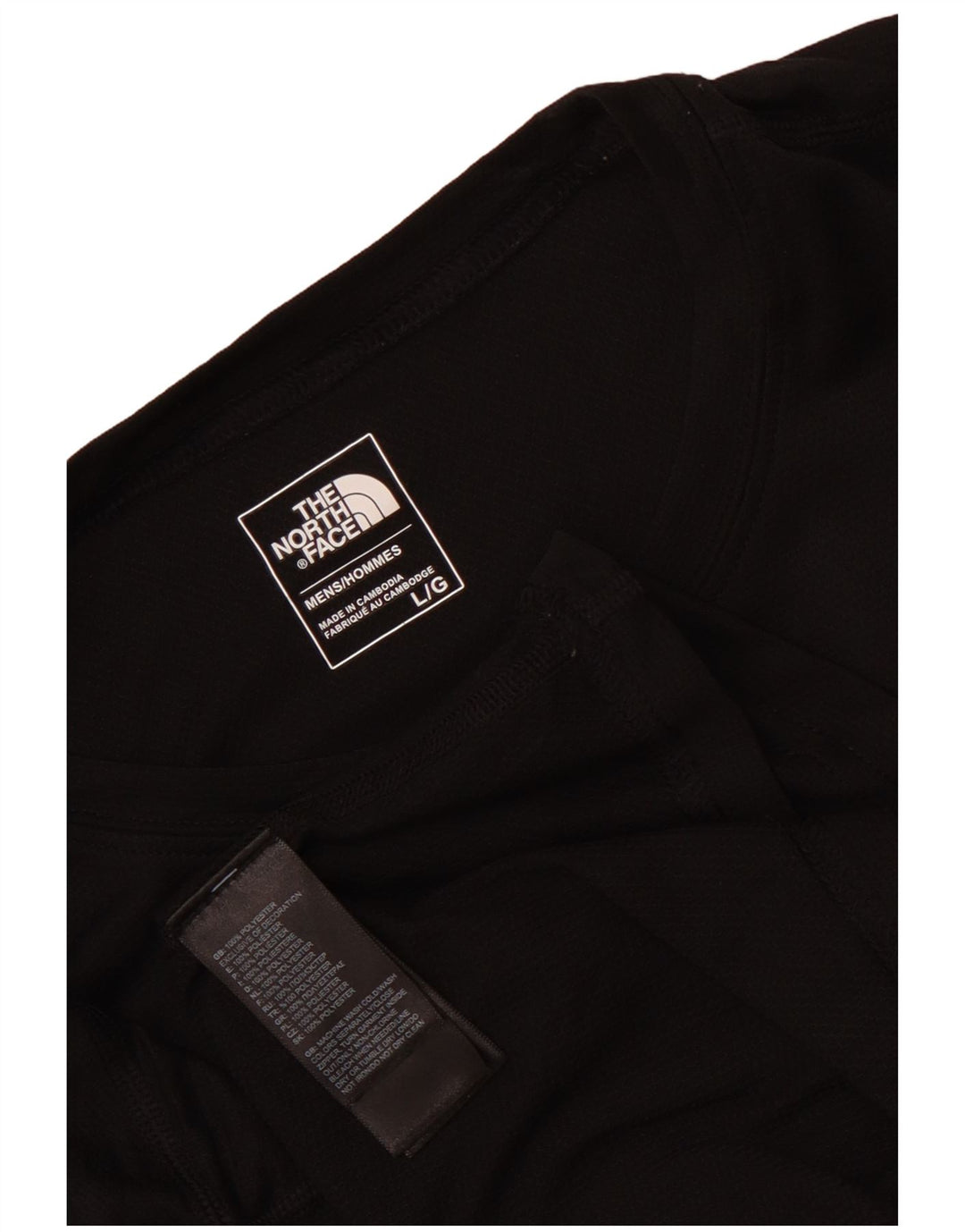 Camiseta masculina The North Face grande poliéster preto