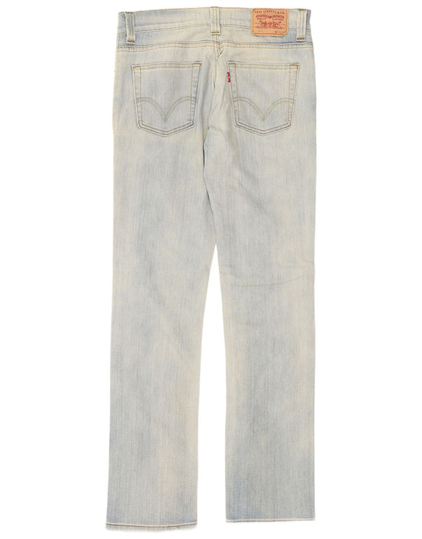 Levi's Masculino 511 Slim Jeans W32 L34 Azul Tie Dye Algodão