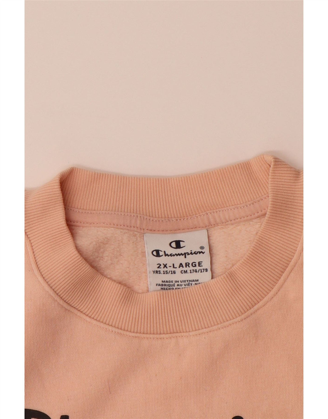 CHAMPION Suéter gráfico feminino 15-16 anos 2XL rosa