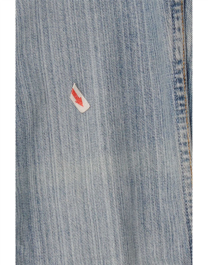 Calça jeans feminina Levi's 595 Straight W27 L32 azul algodão