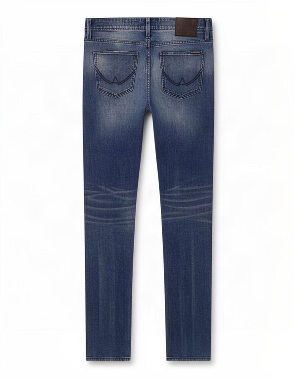 Jeans skinny masculino Superdry W32 L32 azul algodão