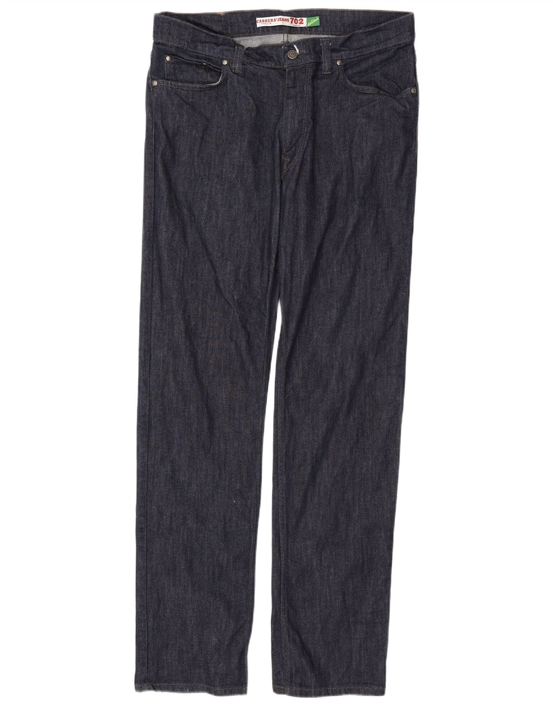 CARRERA Masculino 702 Slim Jeans W38 L35 Azul Marinho Algodão Clássico