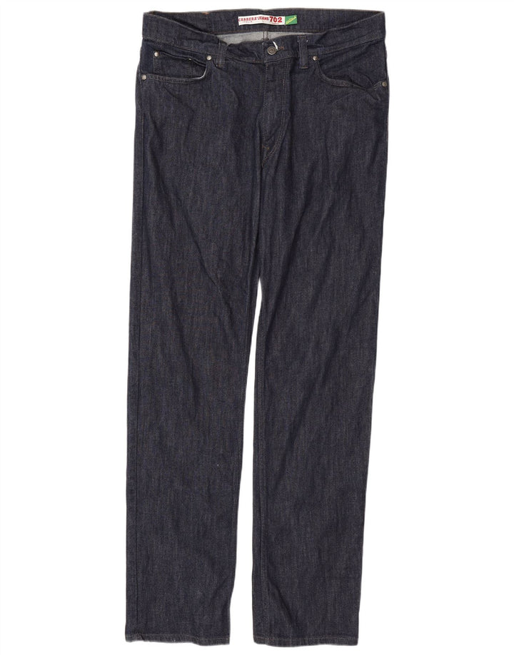 CARRERA Masculino 702 Slim Jeans W38 L35 Azul Marinho Algodão Clássico