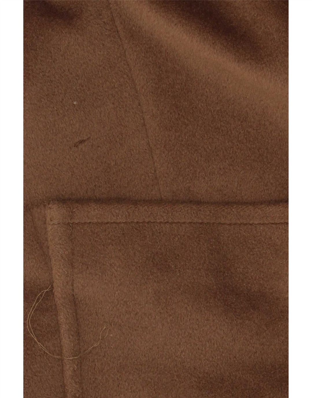 Sobretudo oversized feminino Max Mara Reino Unido 12 lã marrom médio