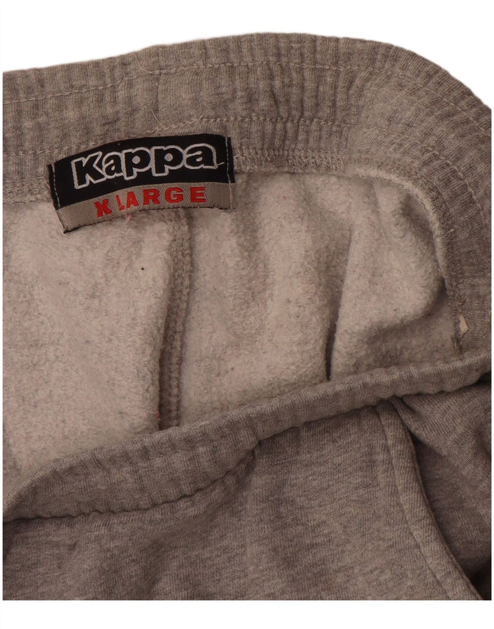 Calça de treino masculina Kappa Joggers XL cinza manchado