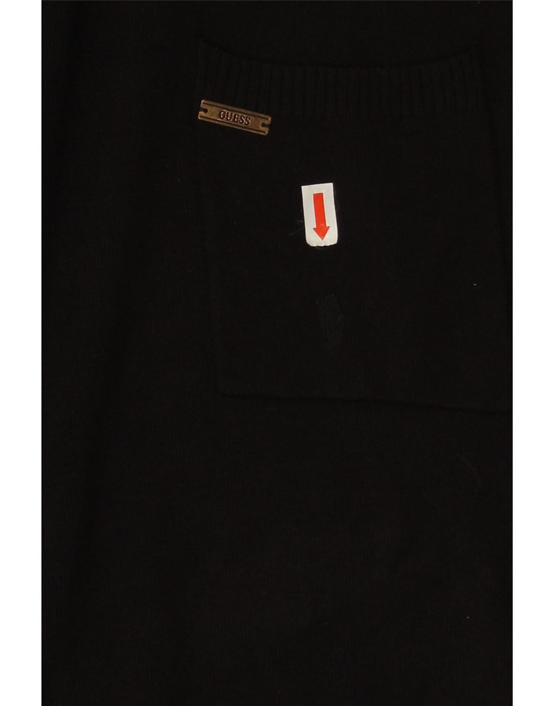 Guess Vestido feminino jumper UK 14 médio preto viscose