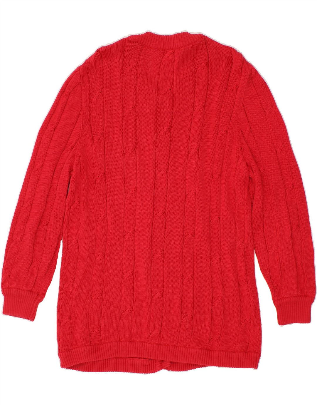 GIORGIO GRATI Womens Cardigan Sweater IT 42 Medium Red Cotton Vintage Giorgio Grati and Second-Hand Giorgio Grati from Messina Hembry 