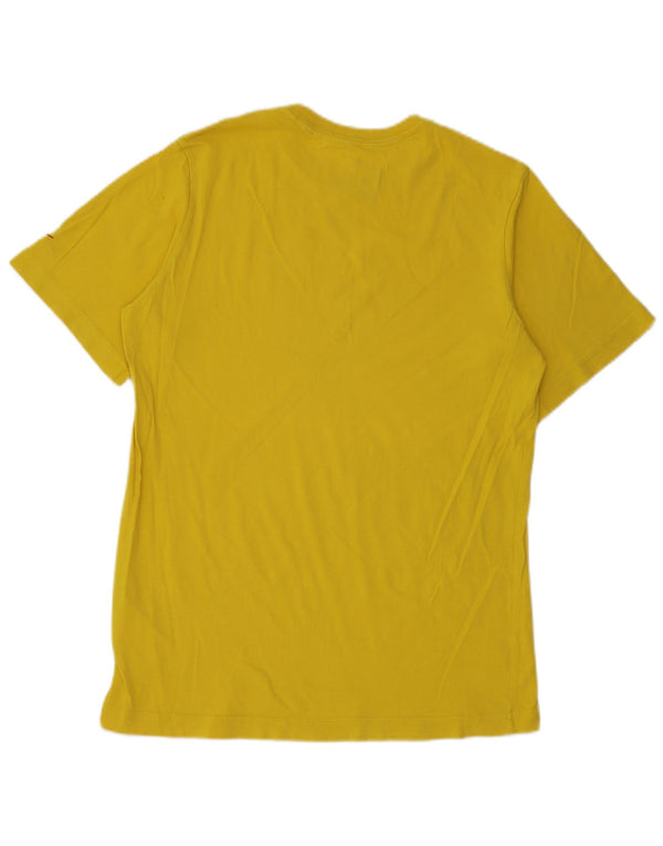 NIKE Boys Graphic T-Shirt Top 13-14 Years XL Yellow Cotton