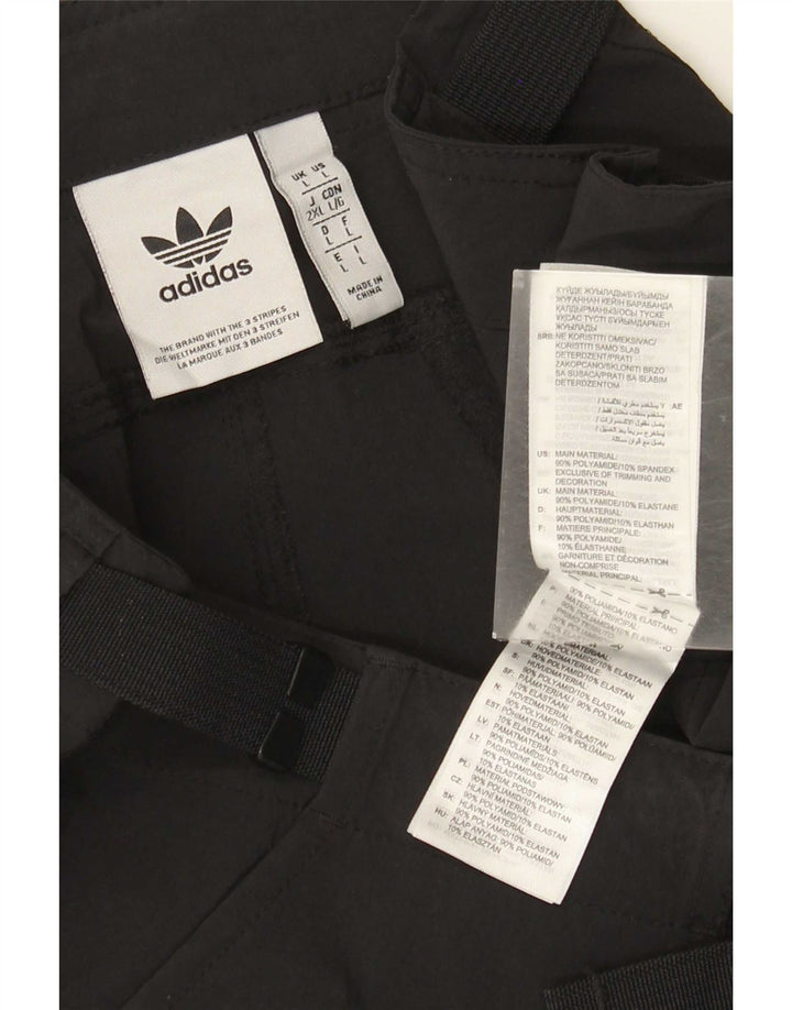 Adidas Mens Cargo Shorts Grande W36 Preto Poliamida