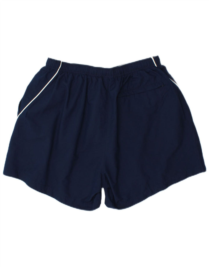 Shorts esportivos masculinos Nike XL poliéster listrado azul marinho