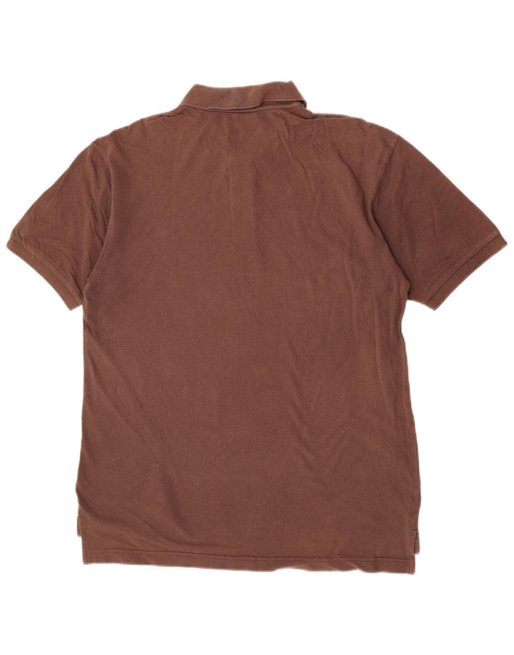 Camisa polo masculina Asics marrom médio