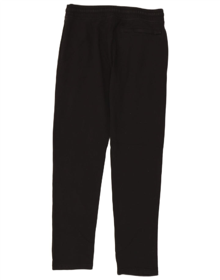 Calça de treino masculina Marks & Spencer pequena de algodão preto