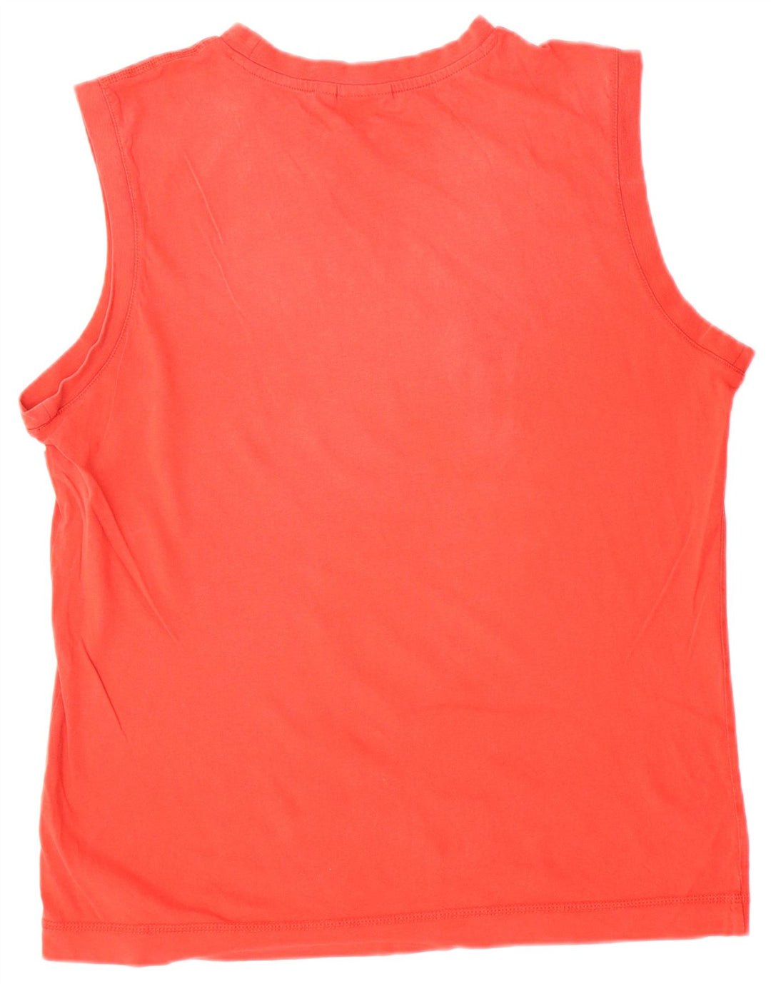 PUMA Mens Graphic Vest Top Grande Algodão Vermelho
