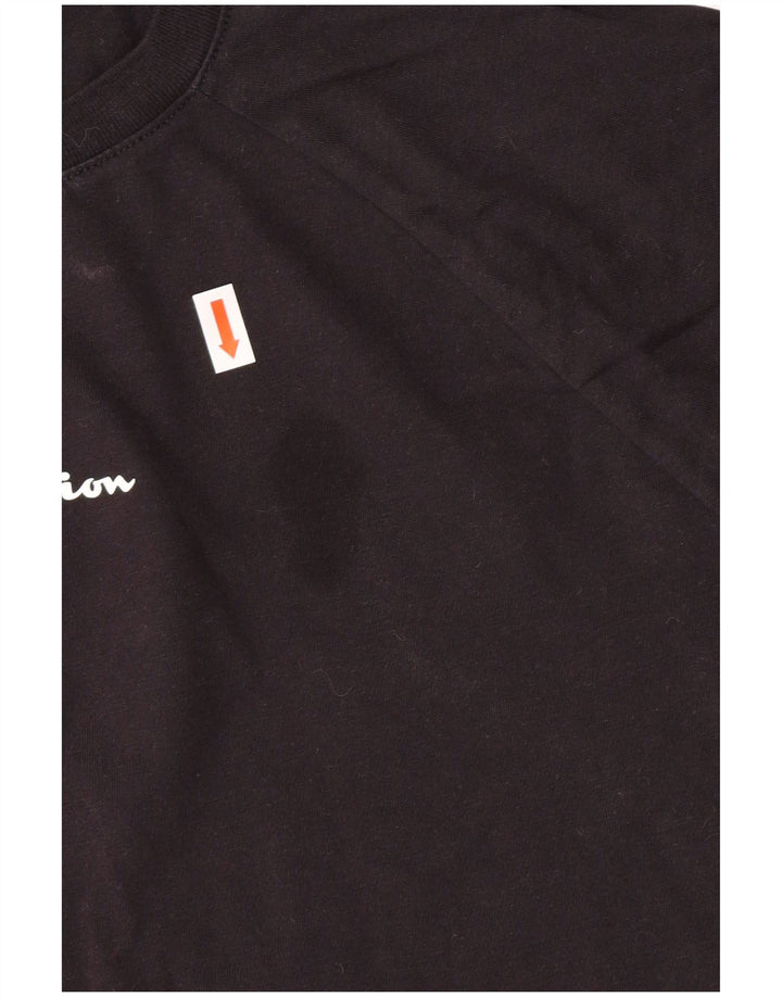 Camiseta feminina estampada Champion XL algodão preto