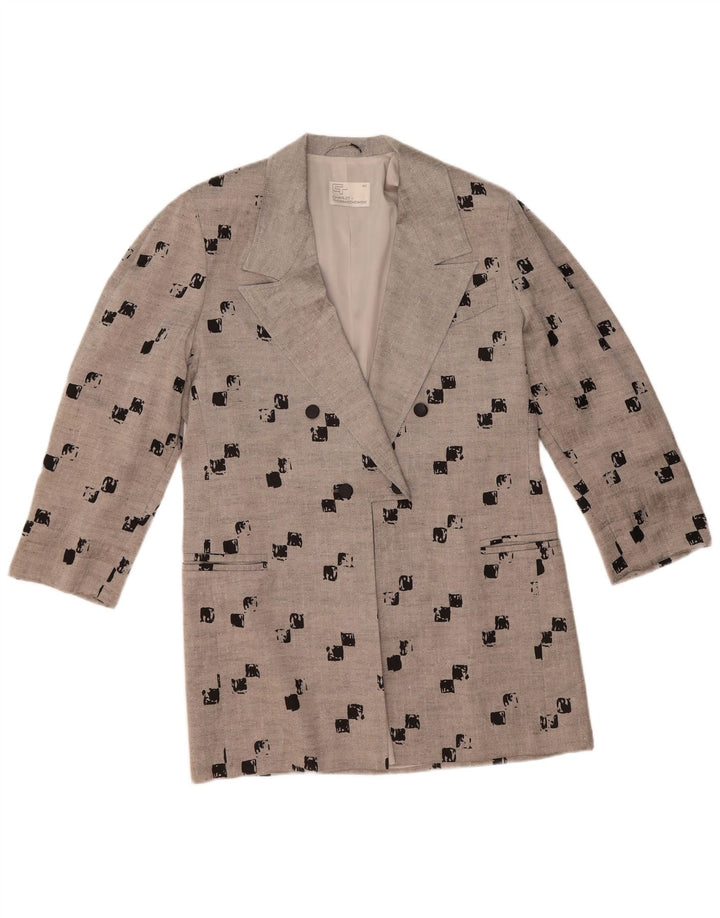 Jaqueta blazer Longline feminina CHARLET+THOMASCHEWSKI EU 40 cinza médio