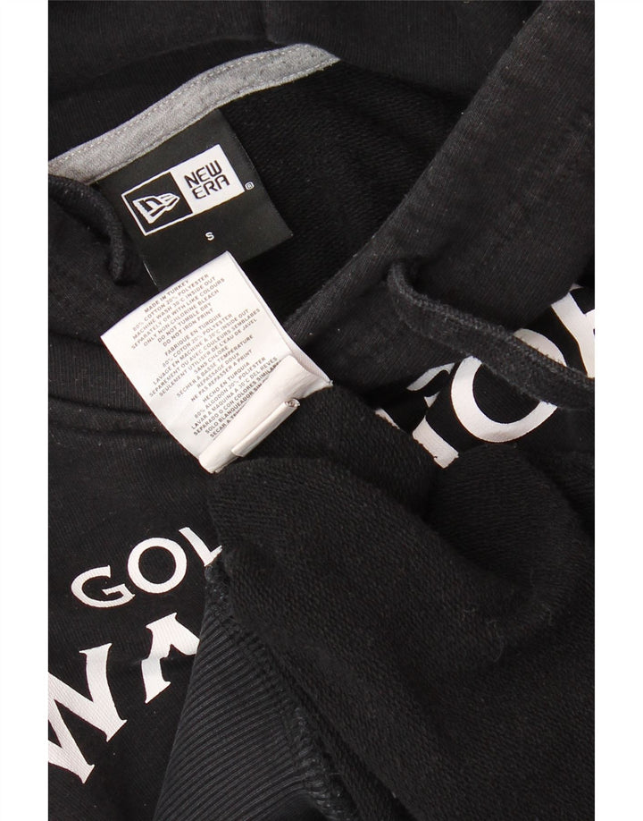 NEW ERA masculino Golden State Warriors moletom com capuz gráfico pequeno preto