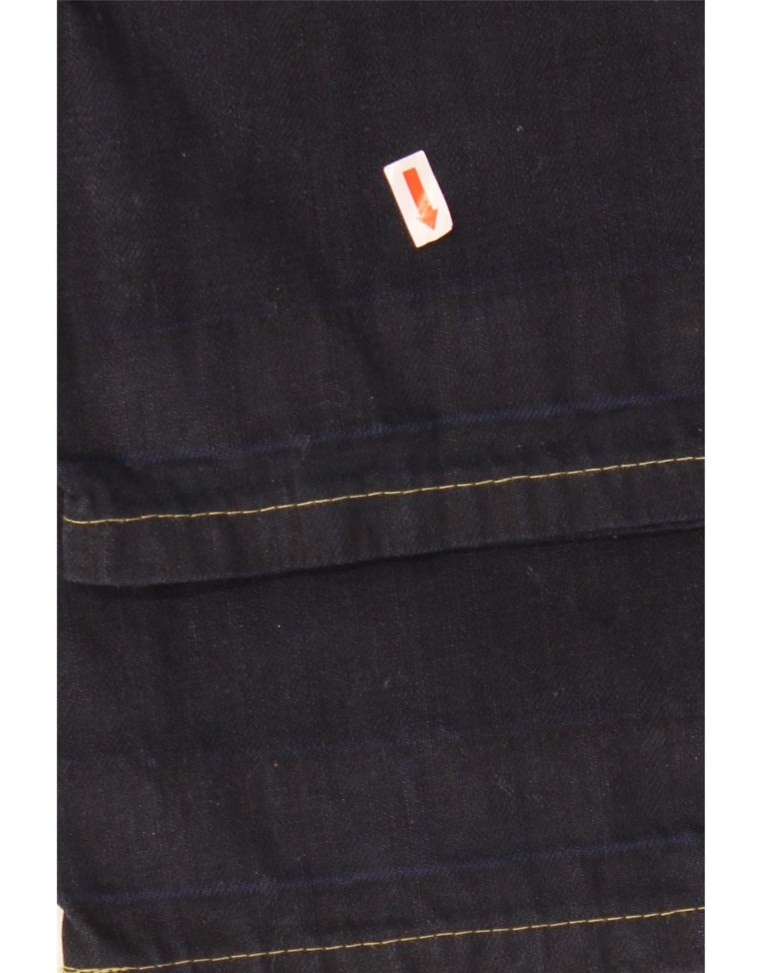 Wrangler Mens Alaska Straight Jeans W31 L34 Azul Marinho Algodão