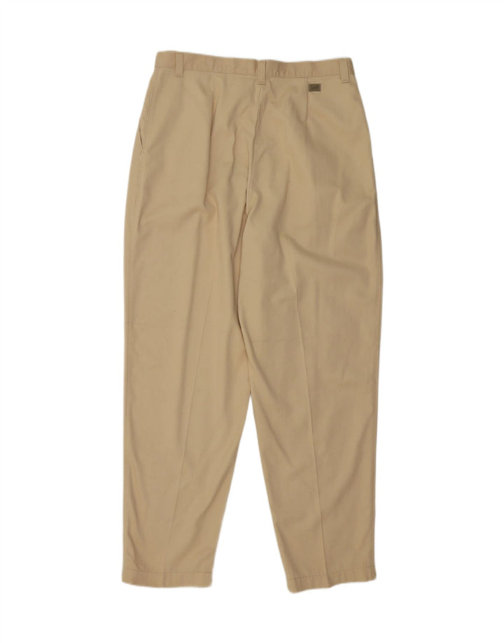 LEE Womens Pegged Chino Trousers US 18 2XL W34 L31 Beige Cotton Vintage Lee and Second-Hand Lee from Messina Hembry 