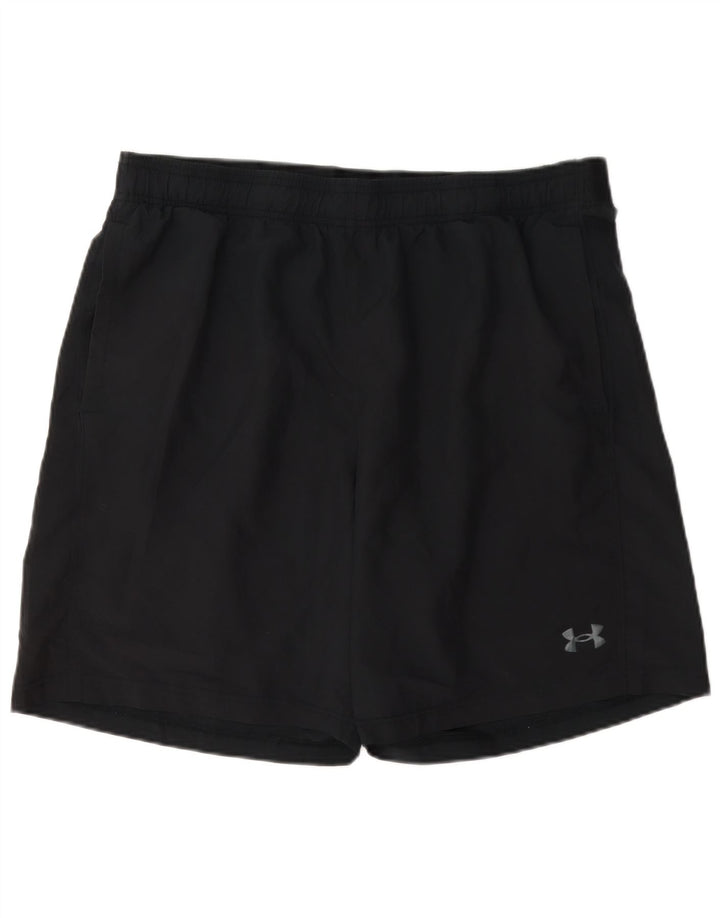 Shorts esportivos regulares masculinos Under Armour XL poliéster preto