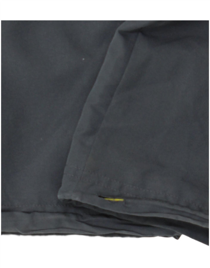 Calça de treino masculina Adidas Climalite grande poliéster cinza