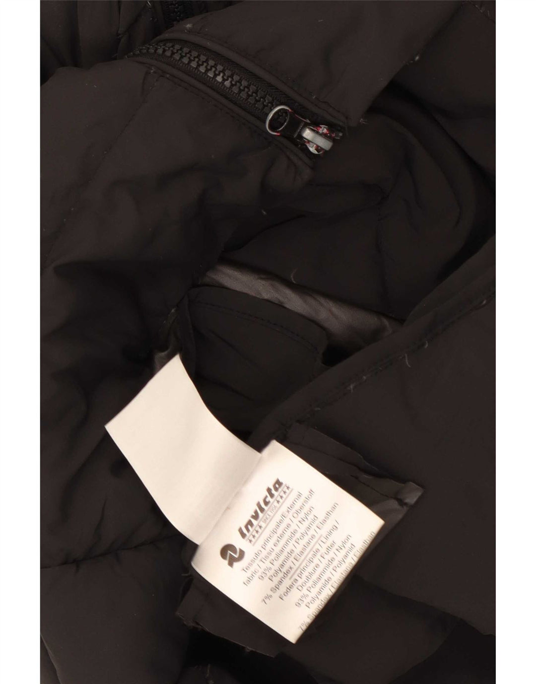 Casaco acolchoado feminino Invicta UK 6 XS preto poliamida