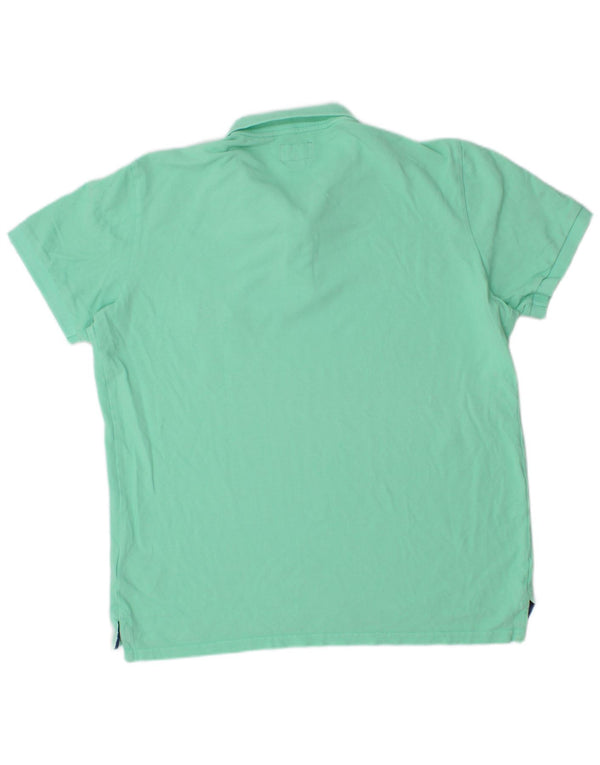 Camisa polo masculina Superdry XL algodão verde
