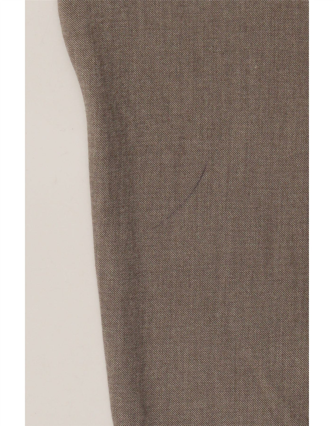 Zara Mens Slim Suit Calça EU 44 Grande W34 L29 Marrom Poliéster