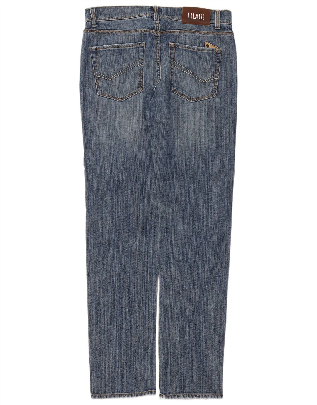 ALVIERO MARTINI Calça jeans reta masculina W33 L33 algodão azul