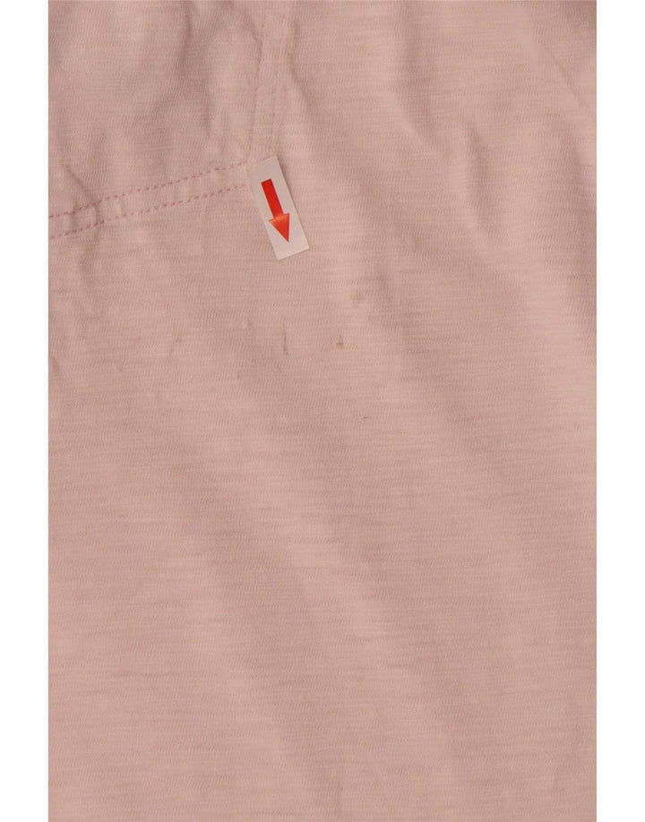 Camisa polo masculina Fat Face grande rosa