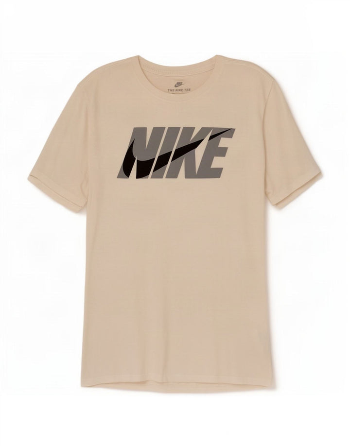Camiseta Nike Masculina Athletic Cut Graphic Top Pequeno Algodão Branco