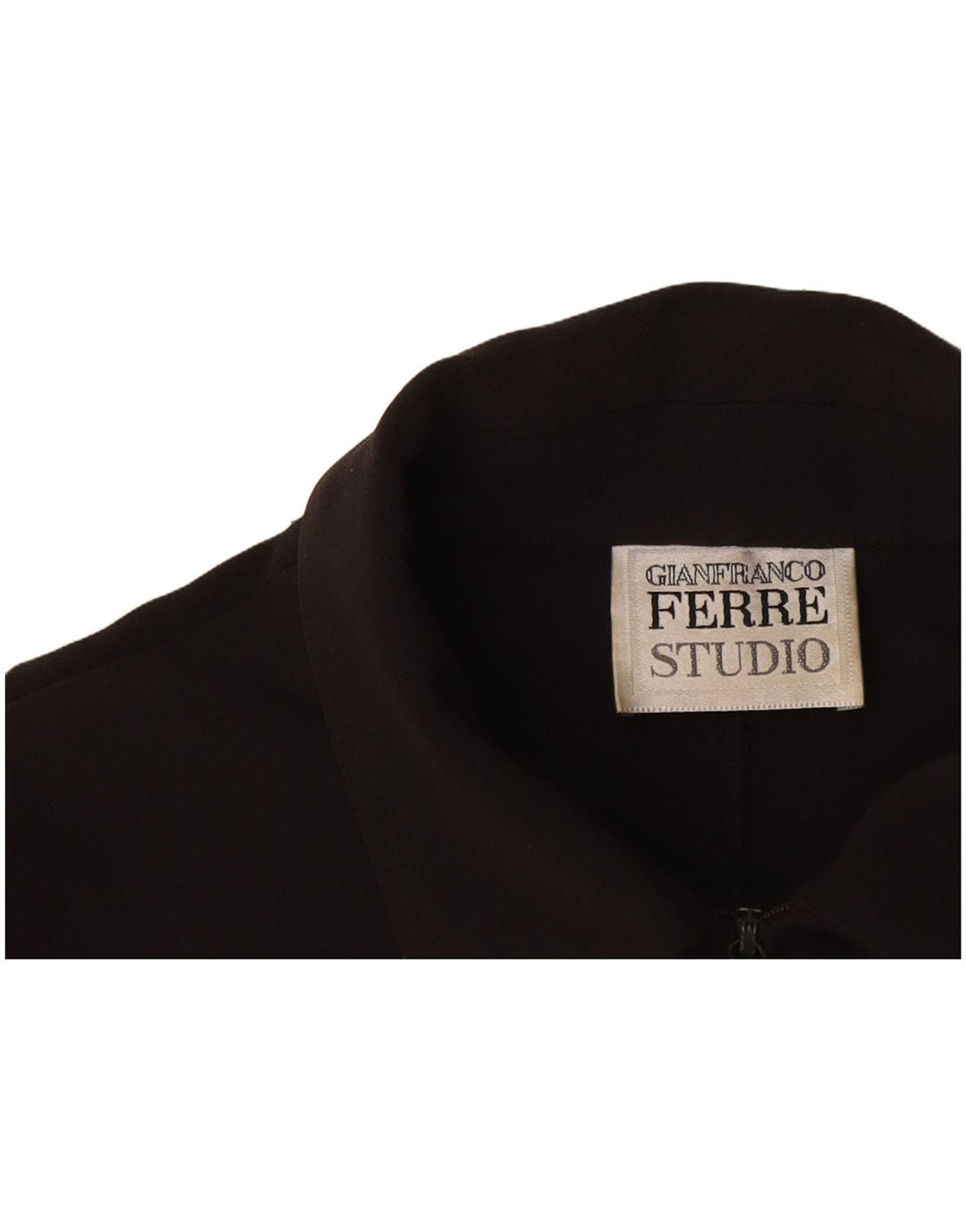 Jaqueta bomber feminina Gianfranco Ferre UK 10 pequena preta