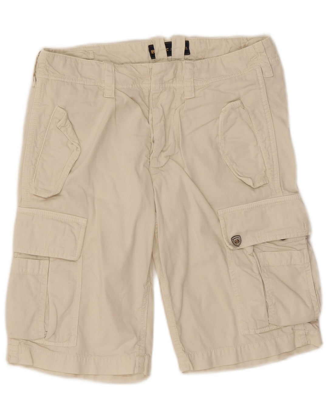 Shorts cargo masculino Blauer W28 médio bege