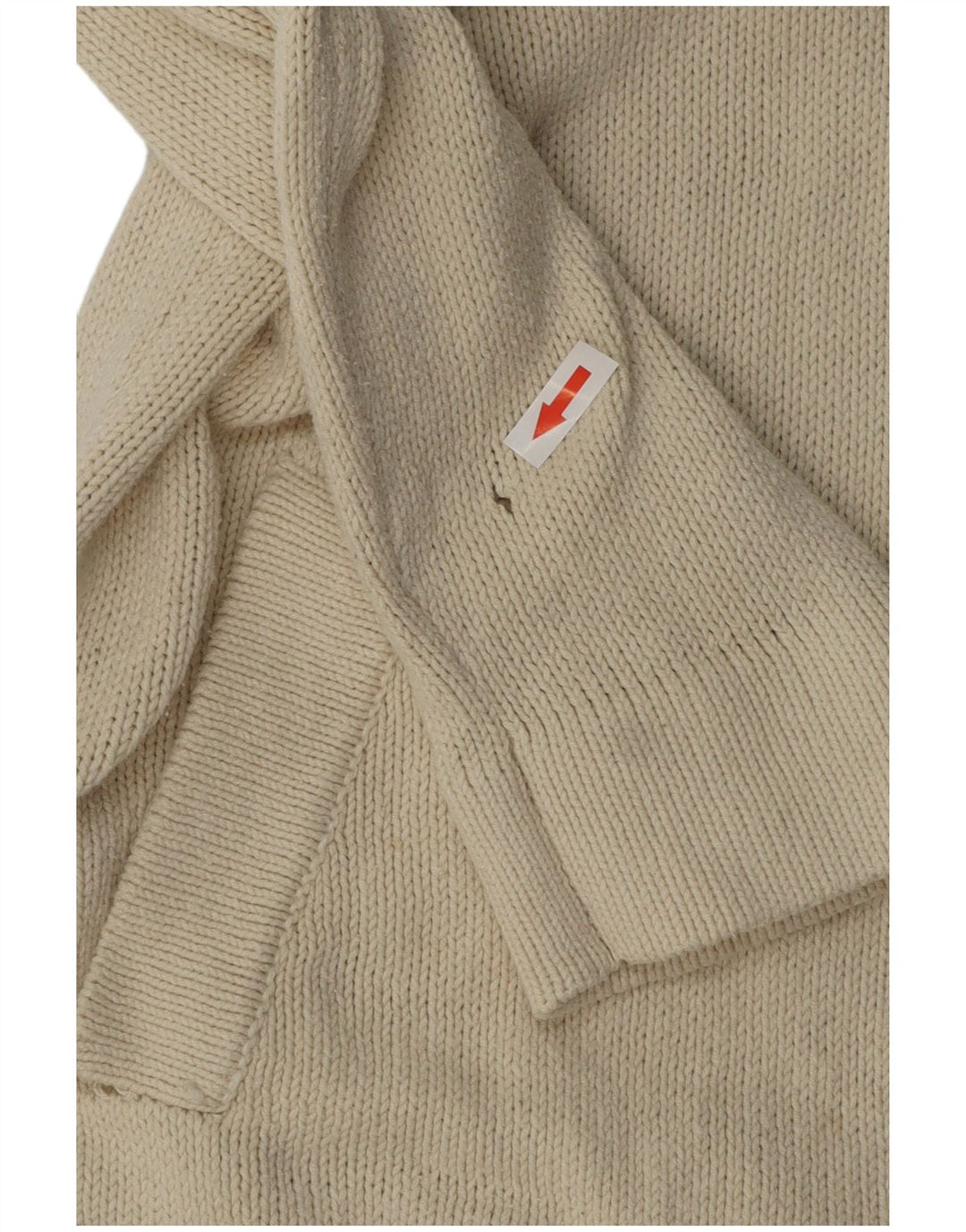 Suéter feminino Joules com gola xale UK 8 pequeno off white