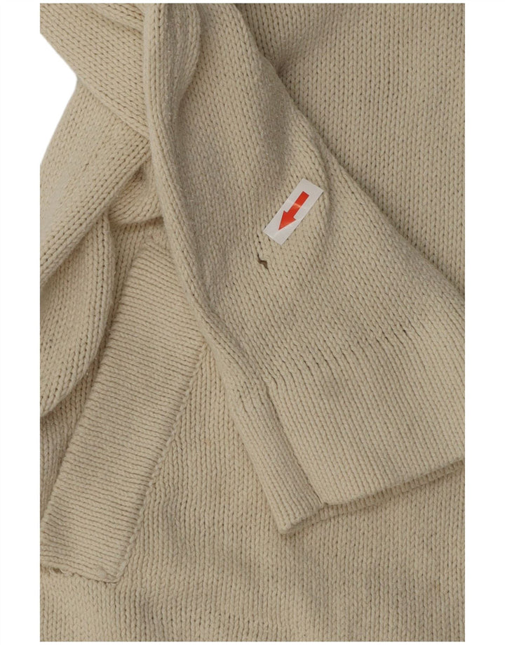 Suéter feminino Joules com gola xale UK 8 pequeno off white