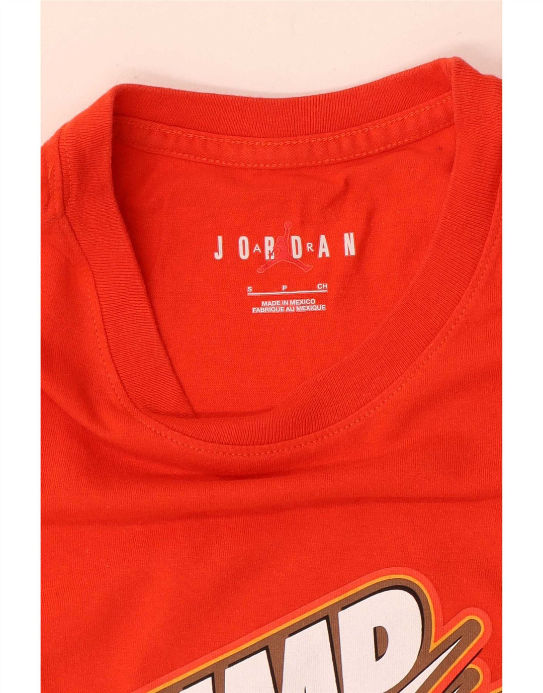 Jordan Mens Graphic T-Shirt Top Pequeno Vermelho