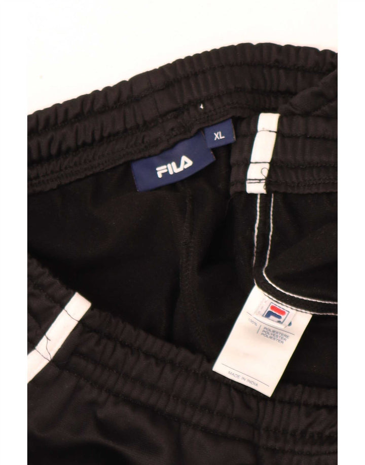 Calça de treino Fila Mens Regular XL preto poliéster