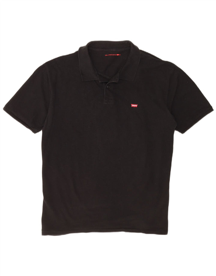 Camisa polo masculina LEVI'S 2XL algodão preto