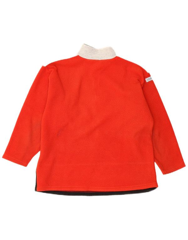 Suéter vintage de lã para meninos com zíper e gola 13-14 anos cinza colorblock esportivo