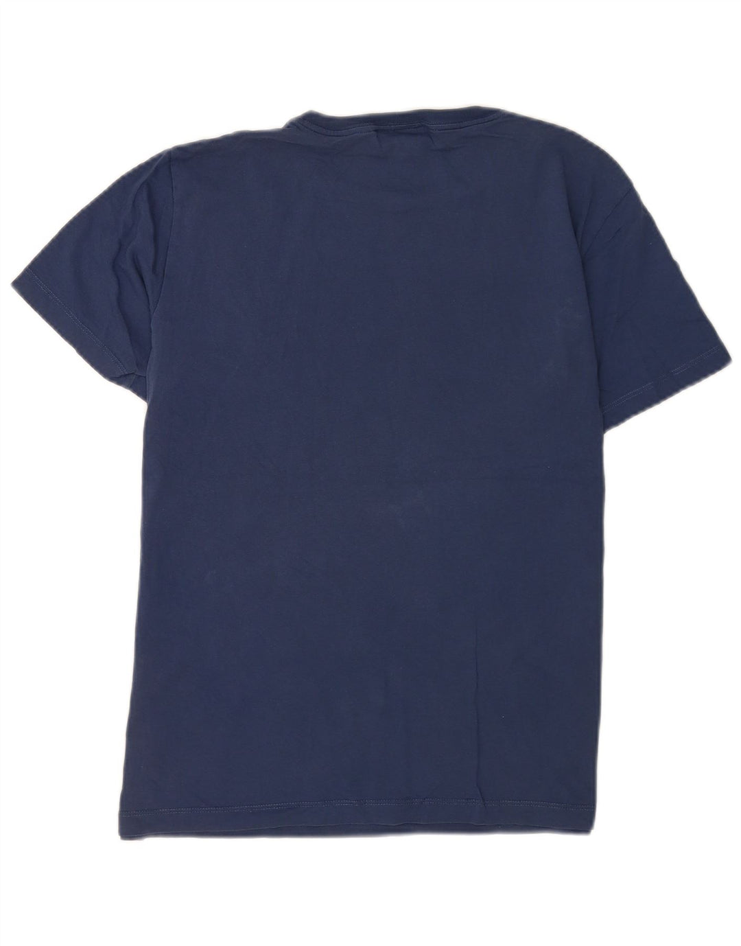 Camiseta masculina Replay Regular Graphic Top Médio Azul Marinho