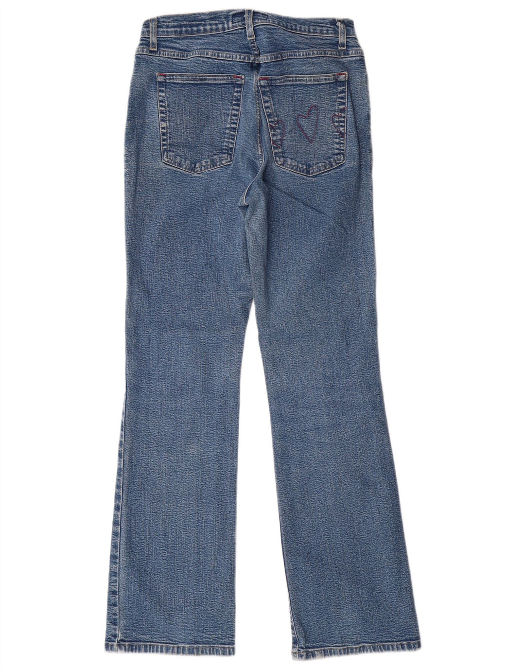 PER UNA Jeans Bootcut Feminino Reino Unido 14 Médio W30 L30 Azul Algodão