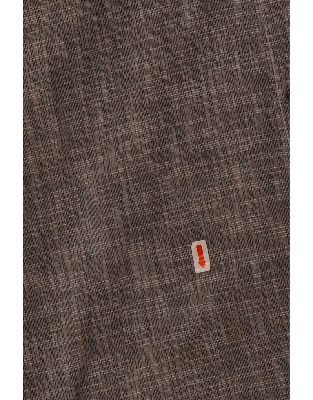Camisa masculina Calvin Klein Jeans Slim Fit cinza médio algodão manchado