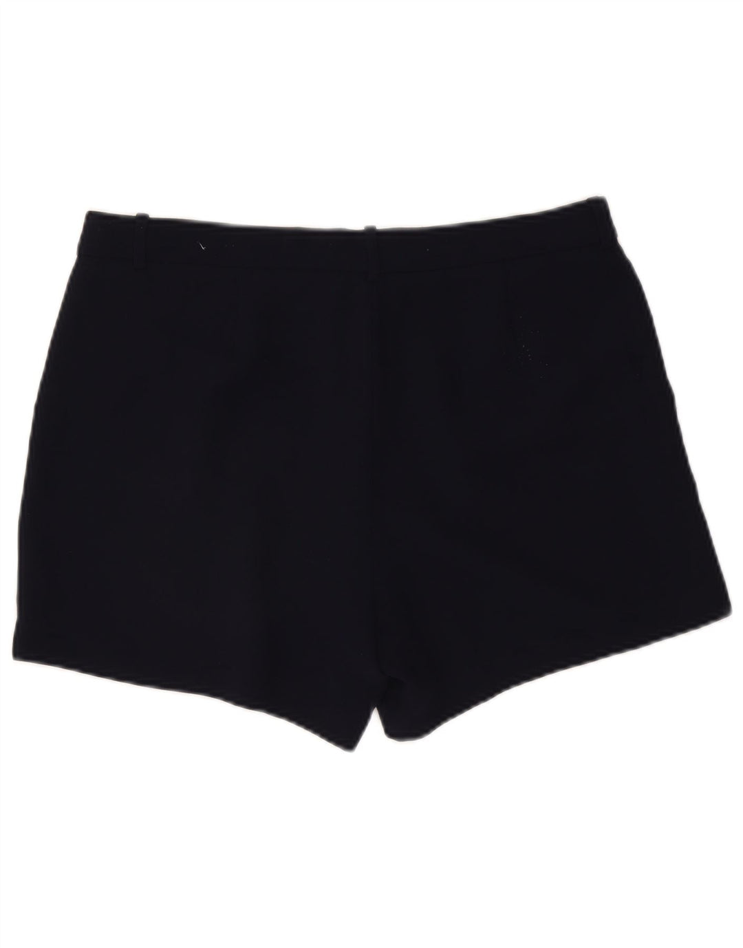 J. Crew Shorts Chino Feminino Pegged US 12 Grande W34 Azul Marinho Poliéster