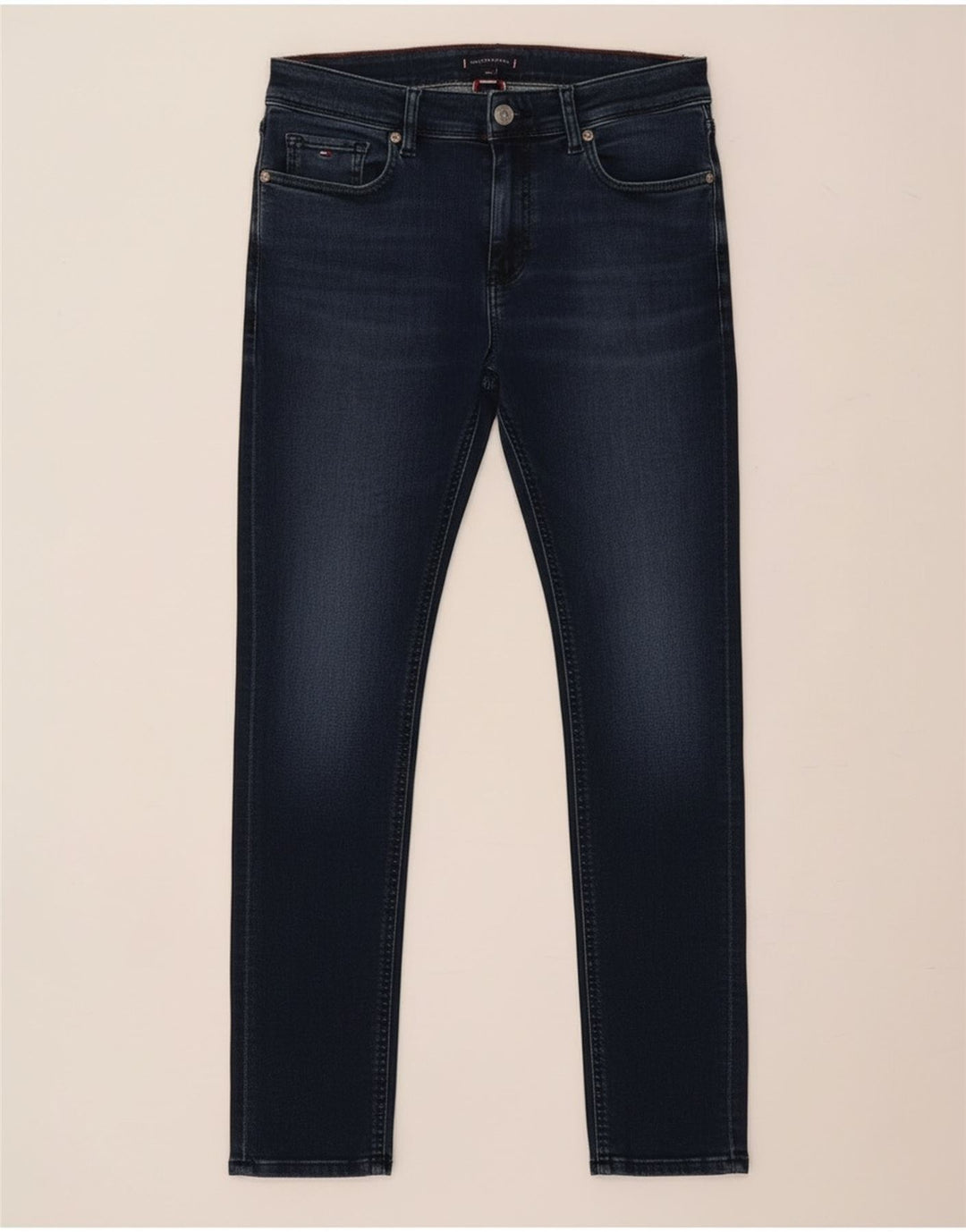 Tommy Hilfiger Meninos Jeans Slim 13-14 Anos Azul Marinho Algodão