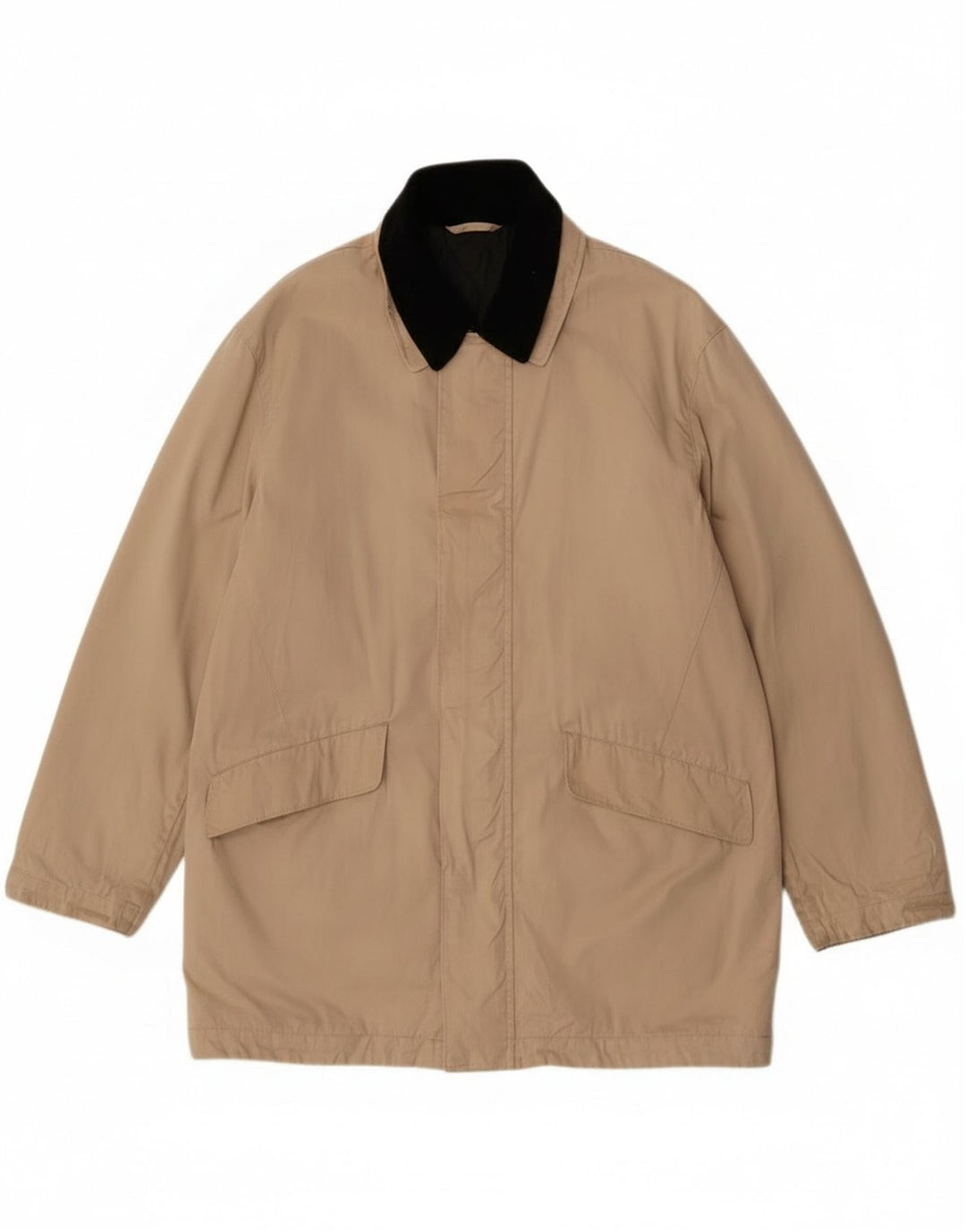 Sobretudo masculino Gant UK 40 grande bloco colorido bege