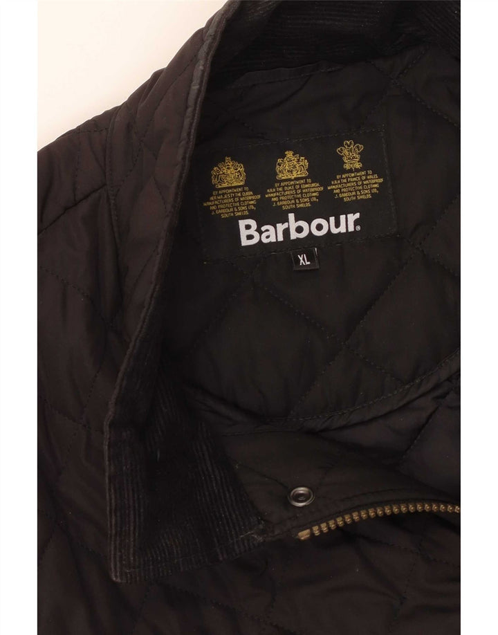 Jaqueta acolchoada masculina Barbour UK 42 XL preta