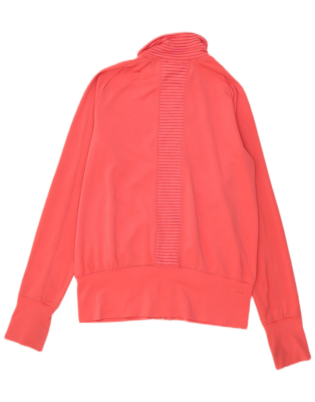 Adidas Womens Tracksuit Top Jacket UK 12/14 Médio Rosa Poliéster