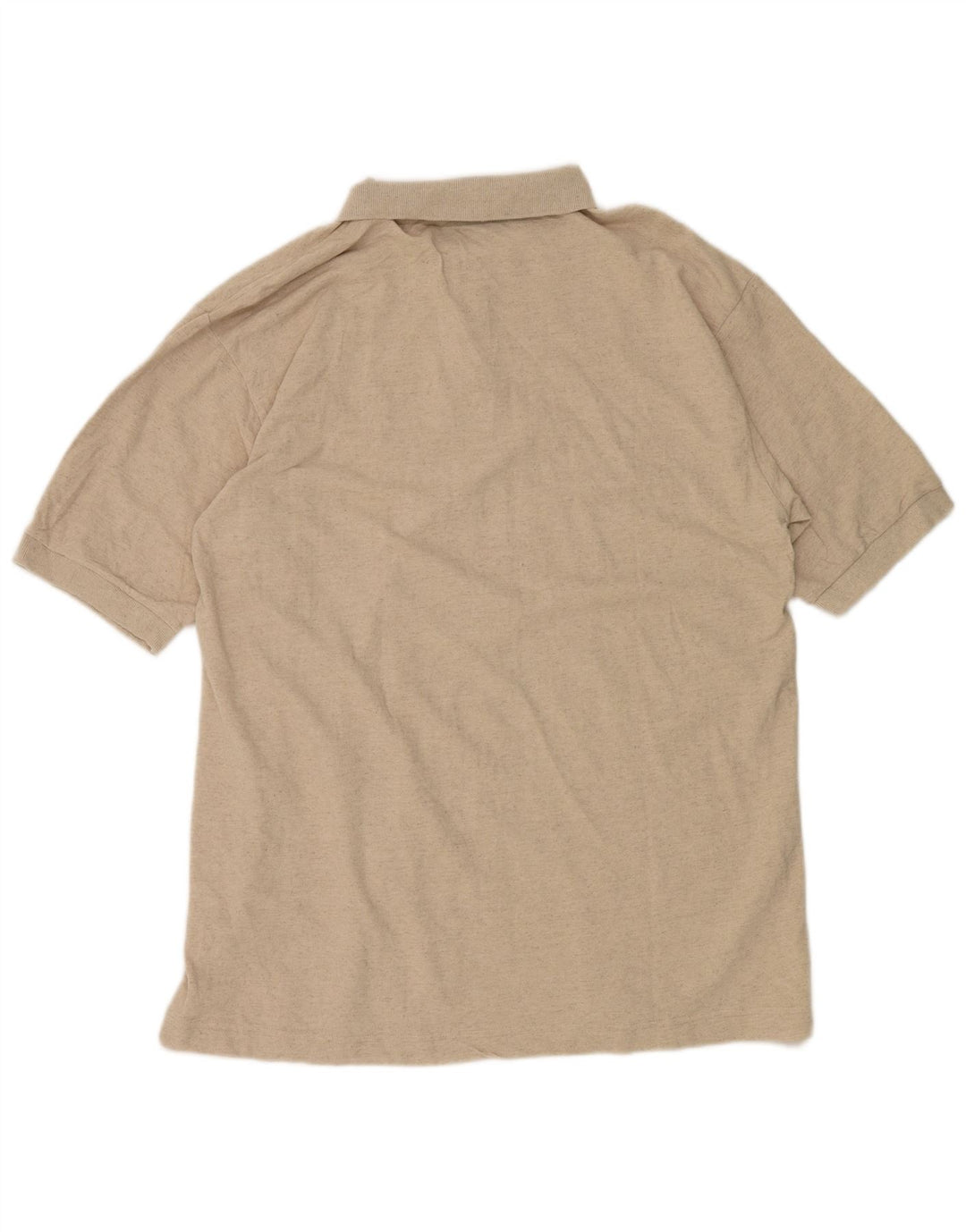 SERGIO TACCHINI Camisa polo masculina grande algodão bege