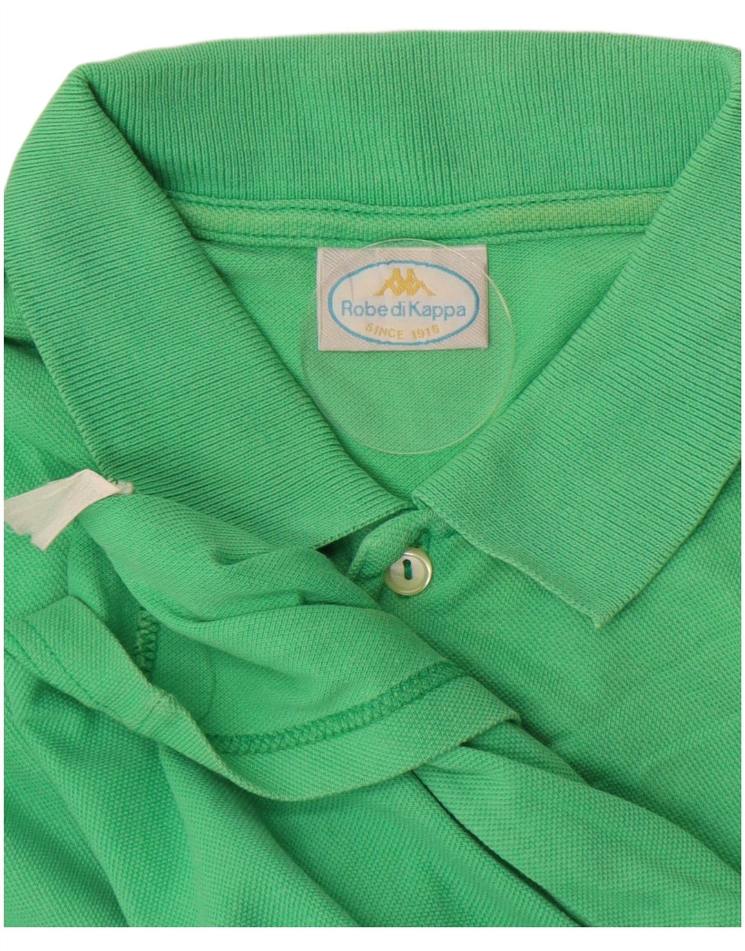 Camisa polo masculina Kappa algodão verde médio