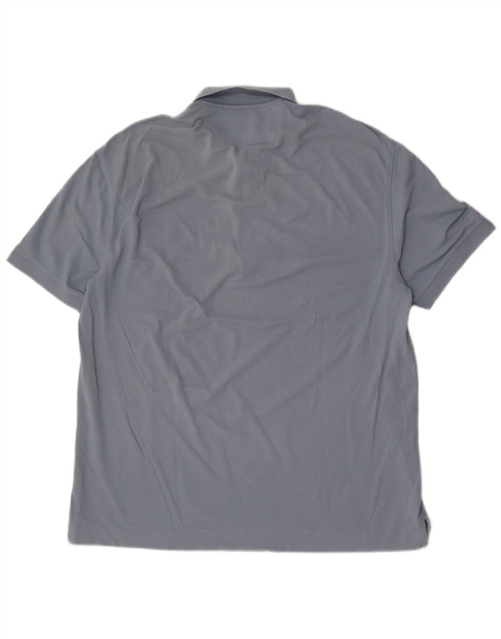 Camisa polo masculina Massimo Dutti grande azul