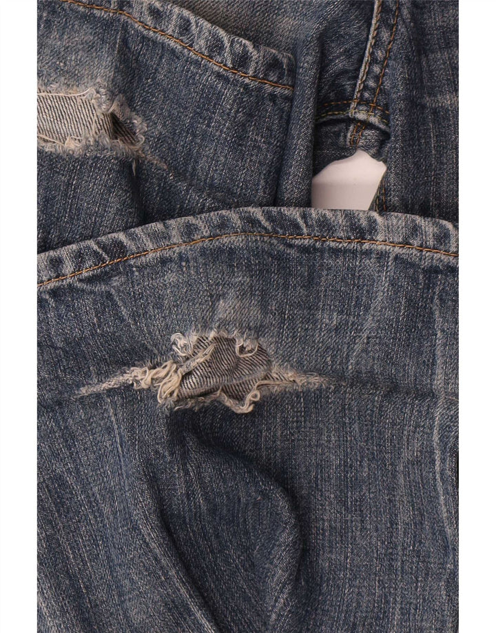 Calça jeans feminina Levi's 572 Bootcut W28 L34 azul algodão